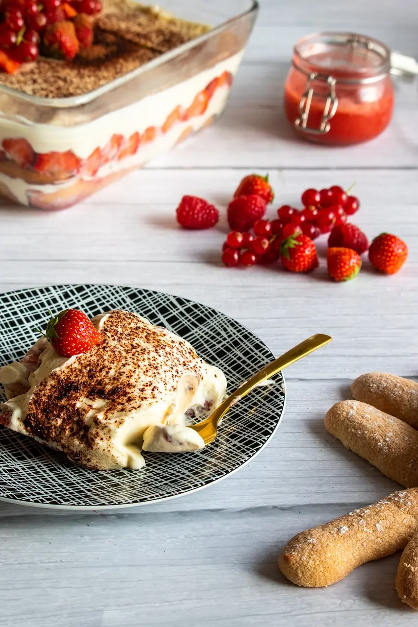 Tiramisu aux fraises